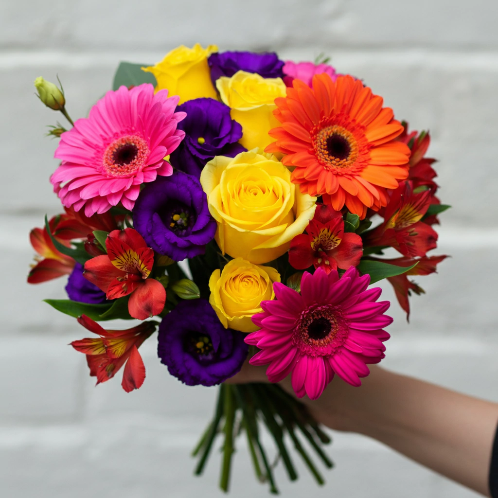 Mix Felicidade (Gérberas coloridas)